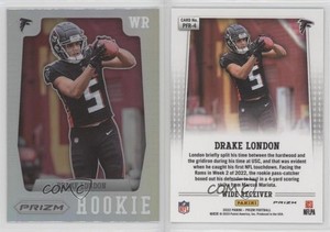 2022 Panini Prizm Prizm Flashback Rookie Silver Prizm Drake London #PFR-4 RC