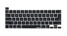 XSKN Portuguese Black Silicone Keyboard Cover Skin for 2019 New MacBook black