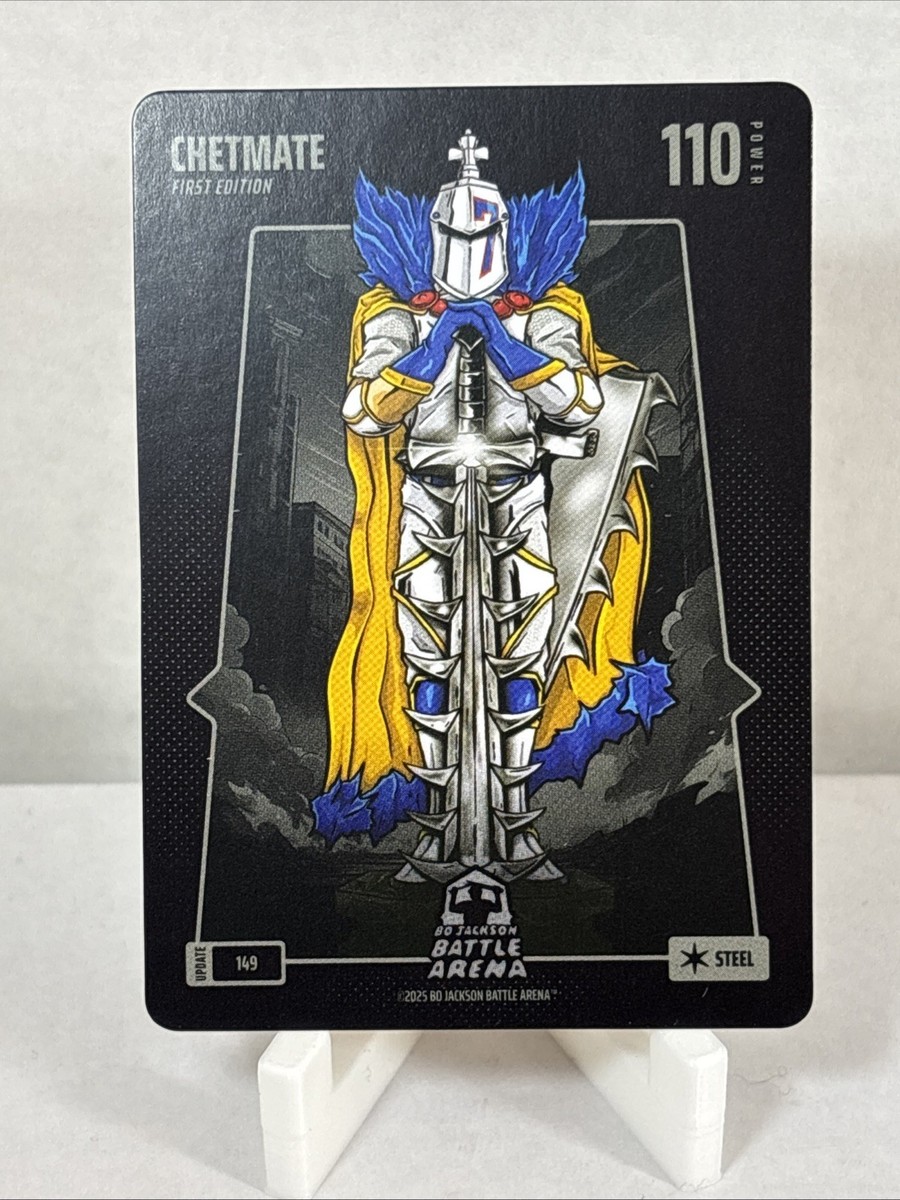 Chet Holmgren CHETMATE Steel 2025 Bo Jackson Battle Arena TCG Card #149 Thunder