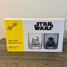 Joy Jolt Star Wars Dark Side Monochrome Glass Set