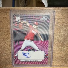 Leaf 2023 Perfect Game Mason Brassfield Metal Autograph #MA-MB1 Serial #5/8