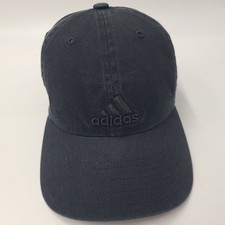 Women Adidas Hat Strapback Fits Small Black Aeroready Casual Sport Golf Cotton