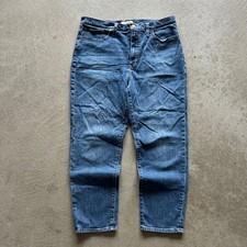 Madewell Jeans Size 32 Blue Classic Straight Jean Medium Wash Denim