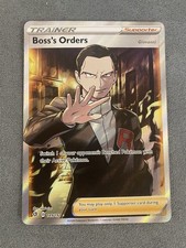 Boss’s Orders Giovanni Full Art 189/192 Rebel Clash Pokémon TCG