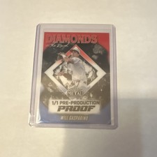 1/1 Press Proof Will Gasperino Diamonds In The Rough Leaf Metal