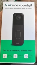 BRAND NEW - Blink Video Doorbell (2025 2nd Gen) BLACK (sync module not included)