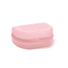 Tupperware Valentins Snacky Herz Dose Brotdose Lunch Box Snackbox Pausenbox rosa