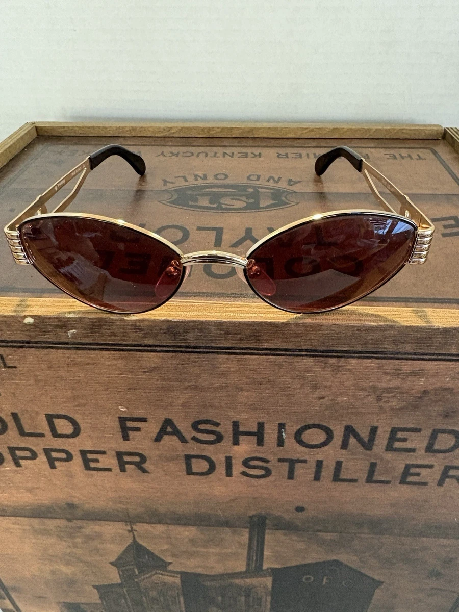 Diane von Furstenberg Gold Sunglasses for Men for sale | eBay display picture 1