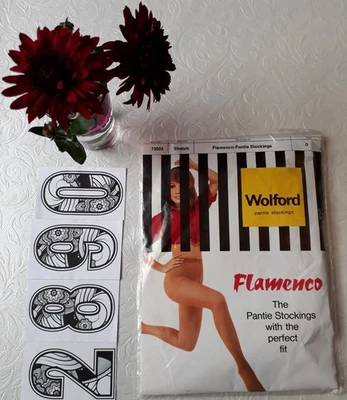 Wolford Flamenco 73503 Tights in BLACK 30 denier Size : XS Wolford Galore BNIP - Image 1 of 4
