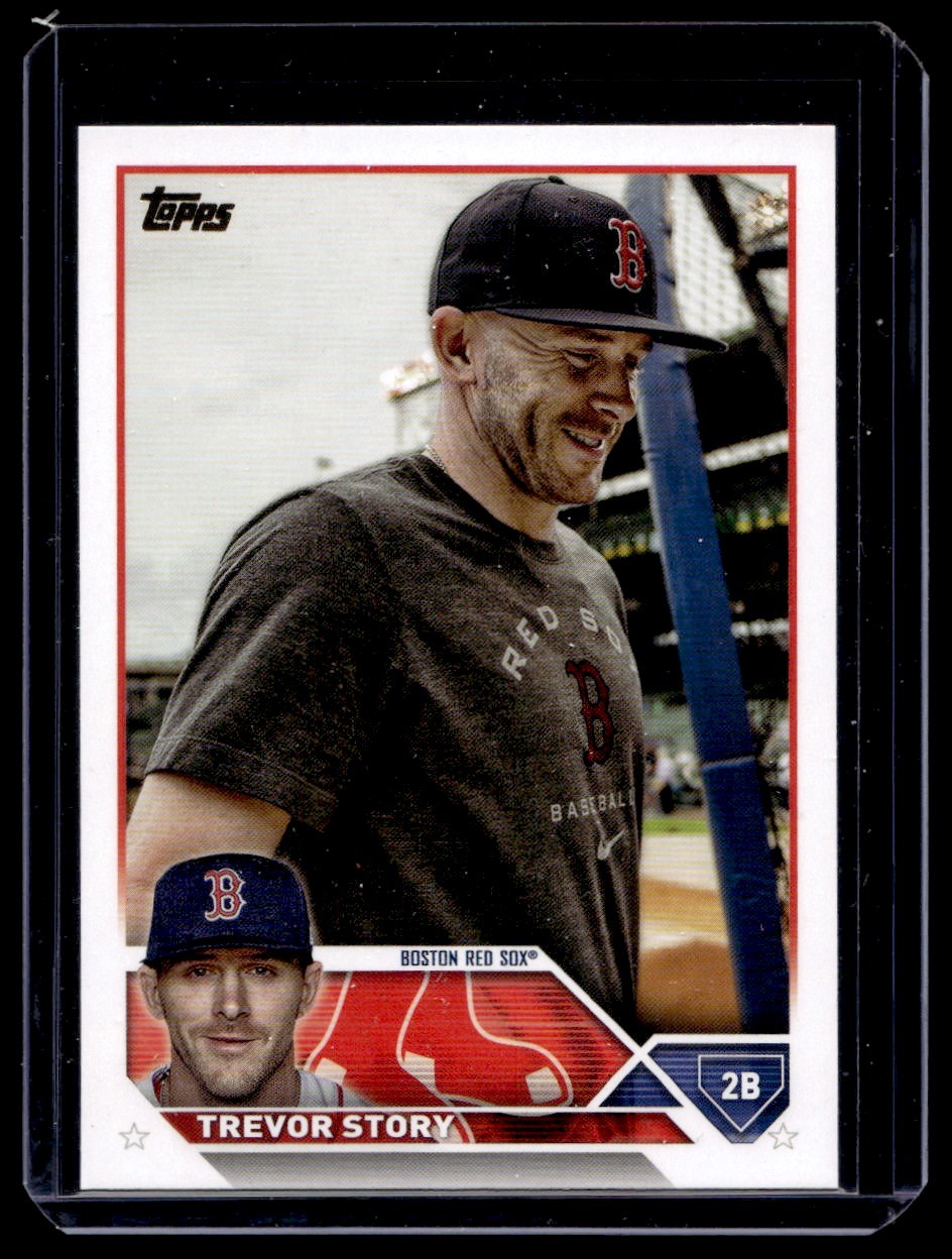 2023 Topps Golden Mirror Image Variation SSP Trevor Story Boston Red Sox #10