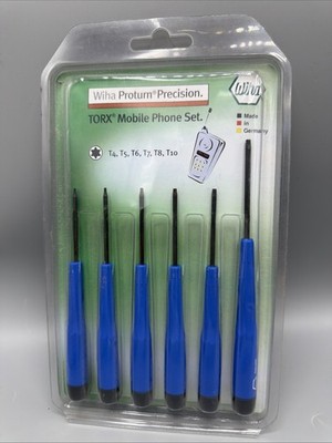 WIHA Feinmechanikerschraubendreher-Satz SB267 K6B 6-teilig TORX Mobile Phone Set