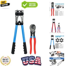 iCrimp Battery Cable Lug Crimping Tool for 8, 6, 4, 2, 1, 1/0 AWG Heavy Duty ...