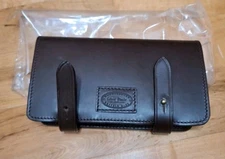 LEWIS & DRAKE BUFFALO HIDE RIFLE CARTRIDGE / AMMO SHELL CARRIER POUCH 10 ROUNDS 