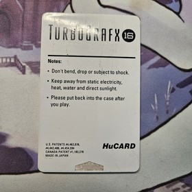 Bravoman TurboGrafx-16 HuCard Cartridge Only 1988 1990 English NTCS USA Tested