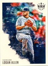 2020 Panini Diamond Kings #55 Logan Allen Artist's Proof Blue