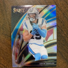 2025 Panini Select Football- Club Level Adam Thielen #245 Silver Prizm Parallel