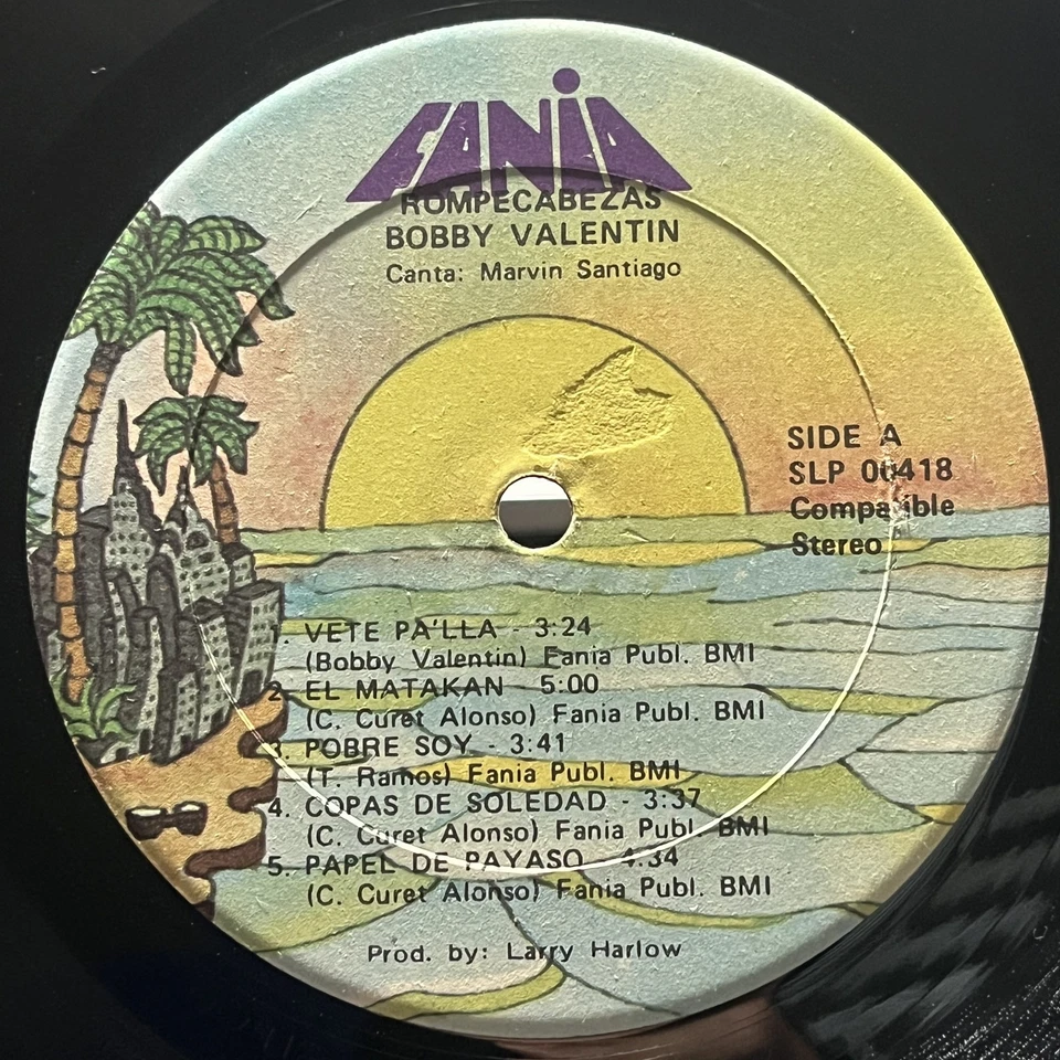 Latin Bobby Valentin - Rompecabezas Fania Records, Fania Records - Image 3 of 4