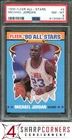 1990 FLEER ALL-STARS #5 MICHAEL JORDAN HOF PSA 8