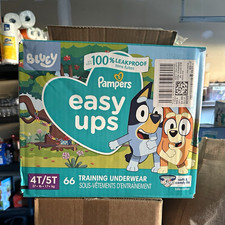Pampers Easy Ups Training Pants Bluey TV Theme Unisex Multicolor 4T/5T 66