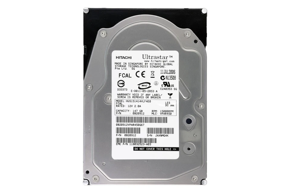 Hard drive EMC 146GB 15K HDD FC 4G 3.5" 16MB 0B20912 - Image 2 of 2