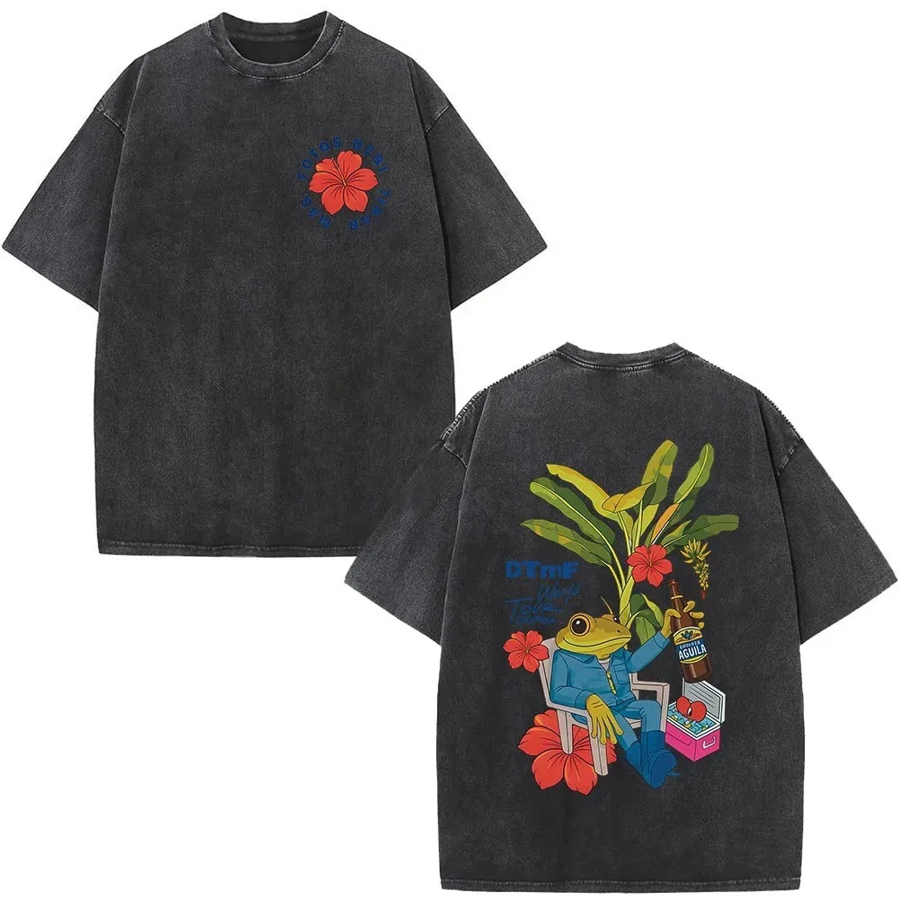 Bad Bunny Washed Cotton T-Shirt DTMF World Tour Cotton Tee
Opens in a new window or tab