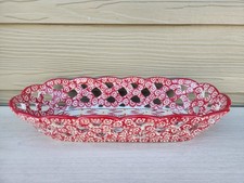 Temp-tations Ovenware Old World Red Lattice W...