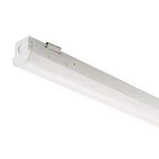 LED4ft Covered Strip Fixture 44W 4000K Frosted White 120V-277V UL & DLC Keystone