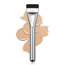 Flat Foundation Brush - Korean Makeup Spatula , Soft Synthetic Bristles for Face