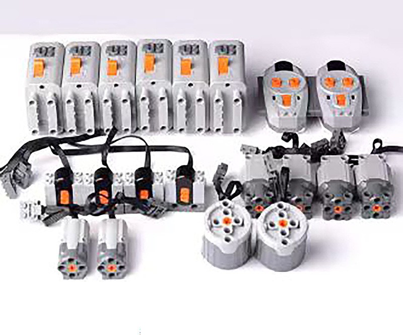 20Pcs Power Functions Technic Battery box remote control receiver motor For Lego