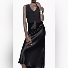 Zara Black Sleeveless Dress