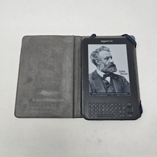 Amazon Kindle Keyboard 3rd Generation  Model D00901 w Case  Manual Bundle