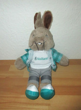 Vaillant Remscheid Plüschhase Stofftier Werbefigur ca. 34 cm unbespielt