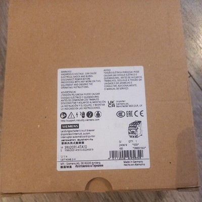 Siemens Sirius 3RV2031-4TA10  Leistungsschalter NEU/OVP