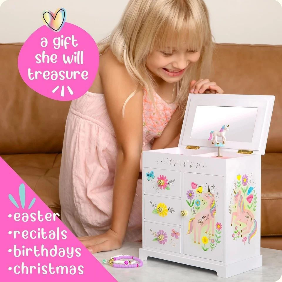 Musical Princess Jewellery Box for Girls Kids Dancing Princess Music Box..... - image 2 of 4