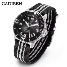 🔝 CADISEN Scuba • NH35 Seiko, 100M Diver • Stile Blancpain Swatch Fifty Fathoms
