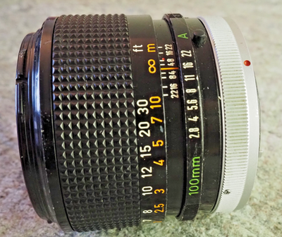 CANON FD 100mm f/2.8 S.S.C. Portrait Lens for AE-1 A-1 F-1 | eBay