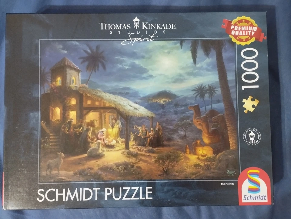Thomas Kinkade Schmidt  Puzzle 1000 Teile No. 59676 Weihnachten - Bild 1 von 1