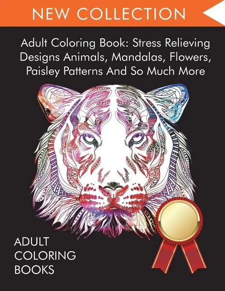 Adult Coloring Book | Adult Coloring Books (U. A.) | Taschenbuch | Englisch-image
