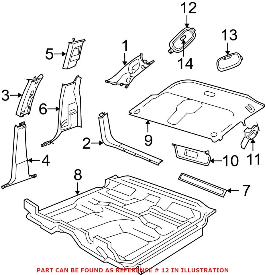 Luz domo Mopar genuina OEM para Dodge 3500 Ram 5JG58BD1AD Foto 2 de 2