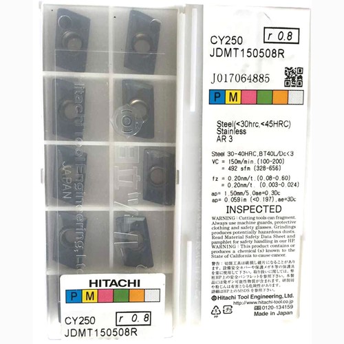 HITACHI JDMT150508R PTH30E CNC Knife Tablets 10PCS/ Box New⊕IK - Picture 4 of 4