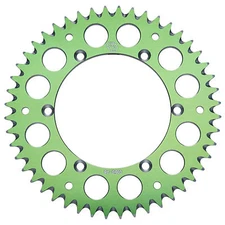 Primary Drive Rear Aluminum Sprocket 51 Tooth Green for Kawasaki KX125 1985-2005