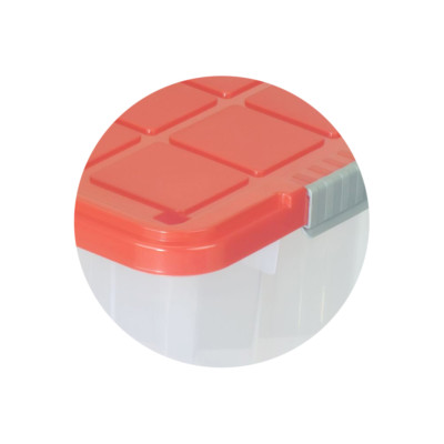 Rival Euro-Box Mit Deckel Und Rollen – 60x40x30 Cm, Praktische Aufbewahrungsbox Aus Kunststoff