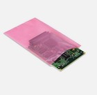 100 Pack Flat Anti-static Bags 9" x 12" 2 Mil Large Pink Poly Bag Open Ended