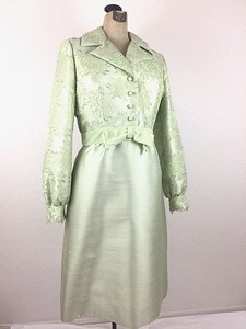 Vintage-Formal-Dress-Mint-Green-Fitted-60s-Long-Sleeve-Mother-of-the-Bride
