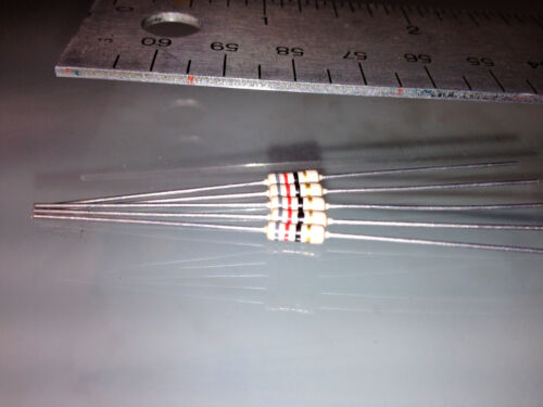 82 ohm 1/4 watt @ 5% Tolerance Resistor (5 pack) - Afbeelding 1 van 4