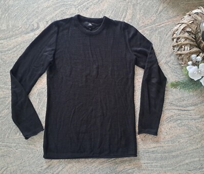 Clockhouse Herren Strickpullover Gr. S (M) Schwarz