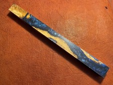 TNT Acrylic Hybrid Stabilized Black Ash Burl Blank. 1-1/2 x 1-1/2 x 18