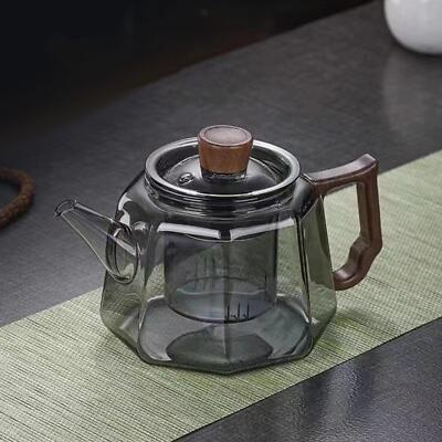 Loseblatt Teekocher Glas Teekanne Borosilikat Teekessel