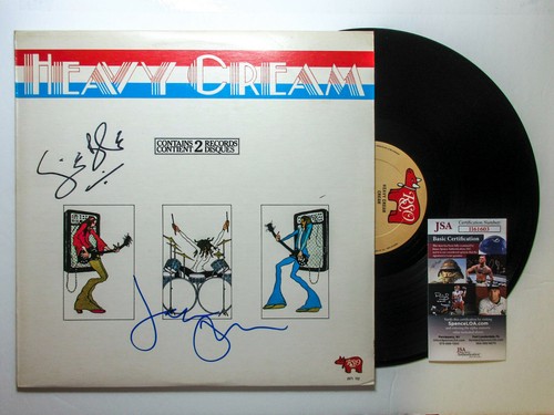 Ginger Baker & Jack Bruce 'Cream - Heavy Cream' Signed Vinyl Album JSA