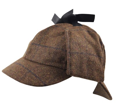 Deerstalker Tweed Check - Prince Of Wales Sherlock 2 Peaks